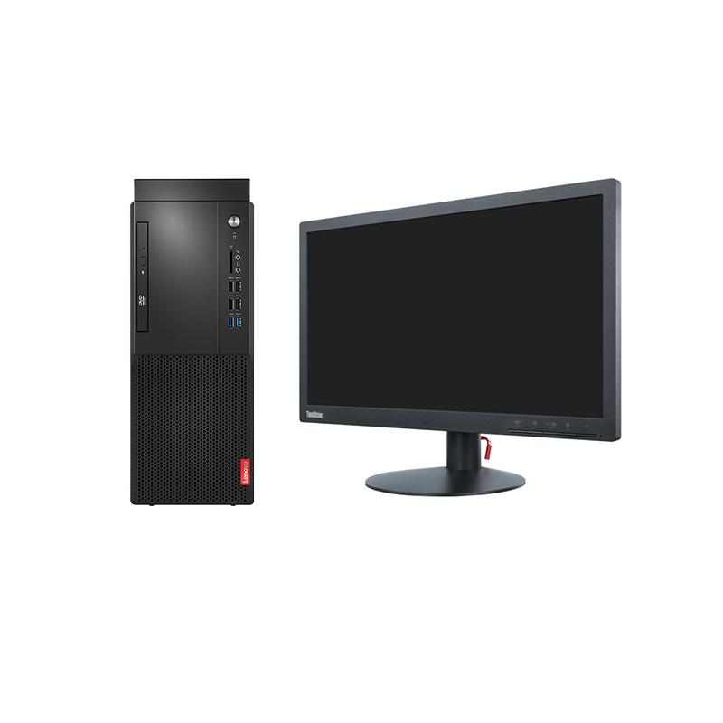 联想(Lenovo) 启天M420-D002(C) (i3-8100/4GB/1TB/无光驱/联想智能云教室/19.5宽屏显示器）台式计算机
