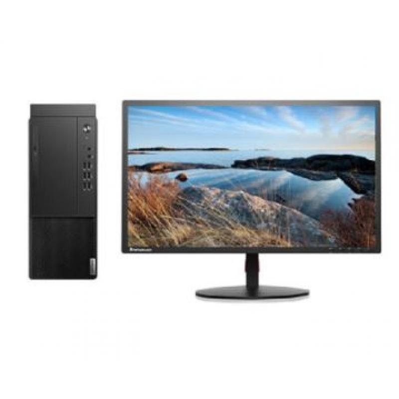 联想/LENOVO  启天M435-A032 (G6400/8GB/256GB/无光驱/云教室/三年有限保修及上门/Win10/19.5 宽屏显示器)台式计算机